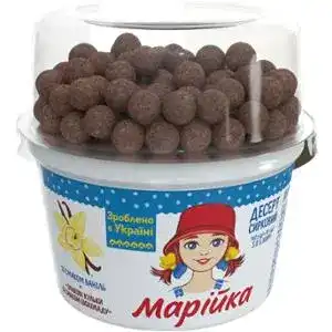 Десерт сирковий Марійка Ваніль із шоколадними кульками 5% 140 г