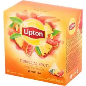 Чай чорний Lipton Tropical Fruit 20х1.8 г