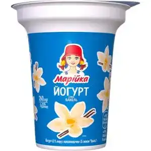 Йогурт Марійка десертний зі смаком ванілі 5% 270 г