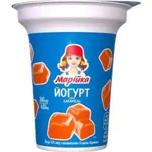 Йогурт Марійка десертний зі смаком іриски 5% 270 г