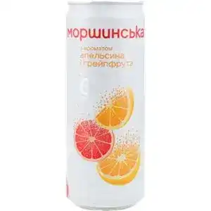 Вода мінеральна Моршинська з ароматом апельсина і грейпфрута 0.33 л