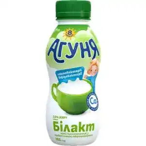 Напiй Агуня кисло-молочний Бiлакт 2.5% 185 г