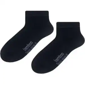 Шкарпетки Steven чоловічі (короткі бамбук) 41-43 чорний