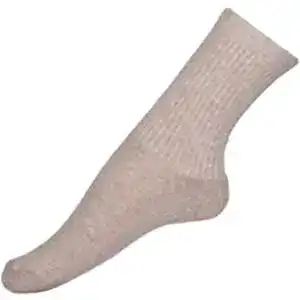 Шкарпетки V&T жіночі Класік високий 23-25, Бежевий меланж, плюшева стопа