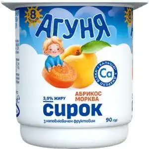 Сирок Агуня Абрикос-морква 9% 90г