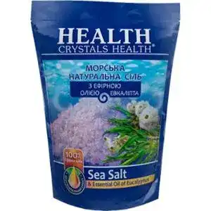 Сіль морська Crystals Health Евкаліпт натуральна для ванн 500 г
