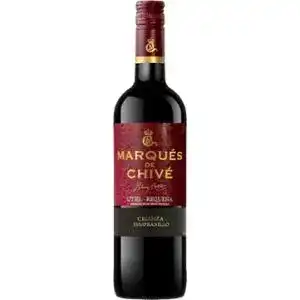 Вино Marques De Chive Crianza Tempranillo червоне сухе 12,5% 0.75 л