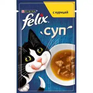 Корм для кішок Felix Суп з куркою 48 г