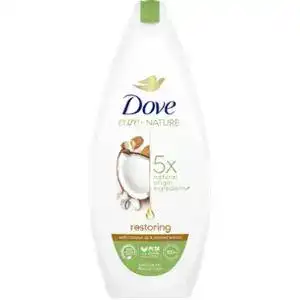 Крем-гель для душу Dove Відновлюючий з олією кокоса та екстрактом мигдалю 225 мл