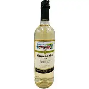 Вино Vinya del Mar сортове біле сухе 0.75 л