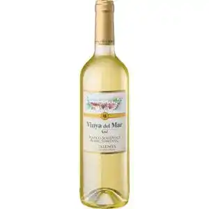 Вино Vinya del Mar сортовое белое полусладкое 0.75 л