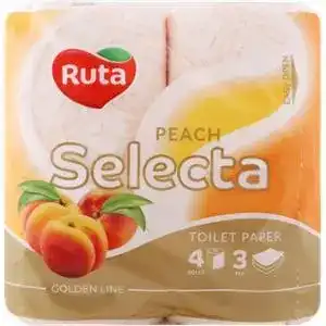 Туалетний папір Ruta Classic Peach 2 шари 4 шт