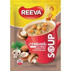 Крем-суп Reeva со вкусом грибов с крутонами 15.5 г