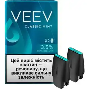 Картридж Veev Classic Mint змінний 1.5мл 3.5% 2 шт