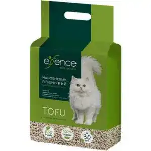 Наповнювач для котячого туалету Essence з тофу з ароматом зеленого чаю 1,5 мм, 6 л
