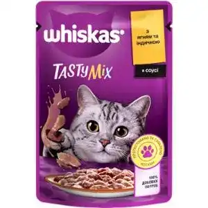 Корм для котів Whiskas TastyMix Ягня, Індичка 85 г