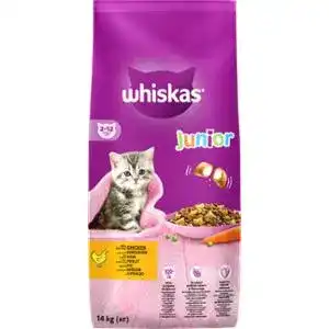 Корм для кошенят Whiskas сухий з куркою ваговий 