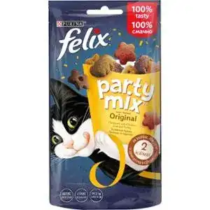 Ласощі для котів Felix Party mix Original 60 г