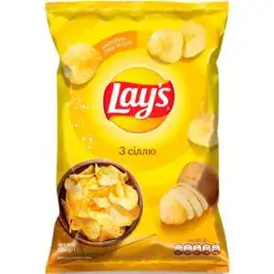 Чипси Lay's картопляні з сіллю 120 г