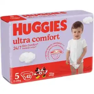 Подгузники Huggies Ultra Comfort 5 11-25 кг 42 шт