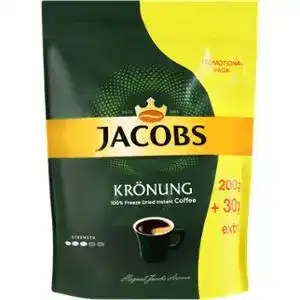Кава Jacobs Kronung розчинна натуральна сублімована 230 г