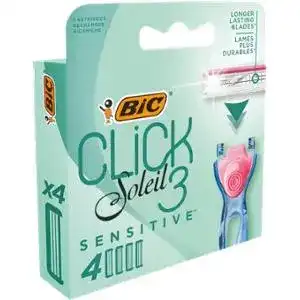 Картриджі змінні для гоління Bic Click 3 Soleil Sensitive жіночі 4 шт