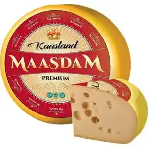 Сир Kaasland Maasdam 45%, ваговий