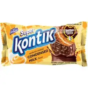Печиво Konti Super-kontik зі згущеним молоком 90 г