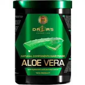 Маска для волосся Dalas Aloe Vera з гіалуроновою кислотою та натуральним соком алое 1 л