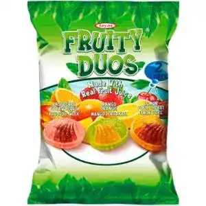 Карамель Tayas Fruity Duos з фруктовим наповнювачем 90 г