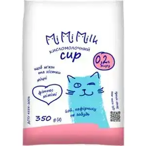Сир кисломолочний Mimimilk 0.2% 350 г