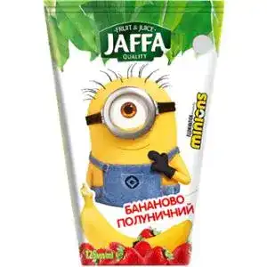 Нектар Jaffa Minions бананово-клубничный 125 мл