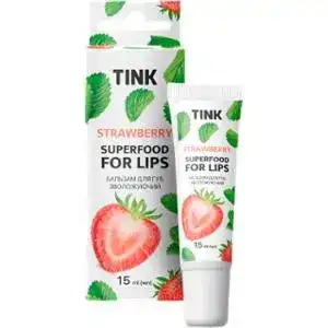 Бальзам для губ Tink Strawberry увлажняющий 15 мл