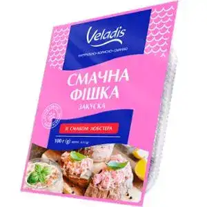 Закуска Veladis Вкусная фишка креветочная со вкусом лобстера 100 г
