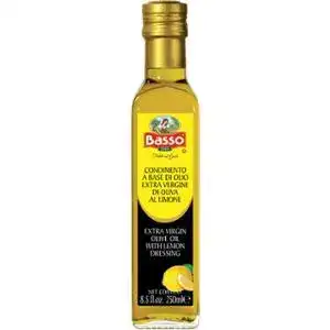 Олія оливкова Basso з лимоном нерафінована 250 мл