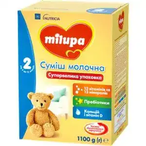 Смесь молочная сухая Milupa №2 для детей от 6 до 12 месяцев 1100 г