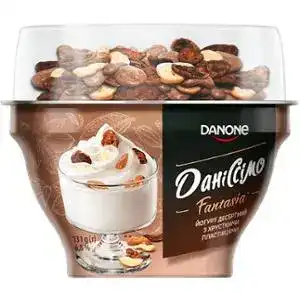 Йогурт Даніссімо Fantasia десертний з хрусткими пластівцями 6.8% 131 г
