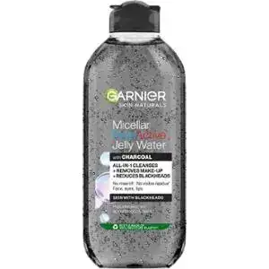 Гель-вода Garnier Skin Naturals Pure Active з вугіллям для очищення шкіри обличчя 400 мл