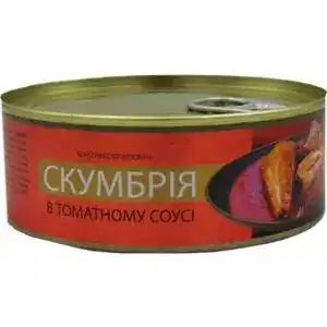 Скумбрія VETA Trading в томатному соусі 240 г