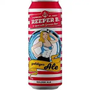 Пиво Reeper B Golden Ale світле фільтроване 4.8% 0.5 л