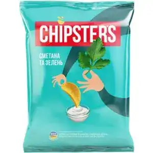 Чіпси Chipster's зі смаком сметани 25 г