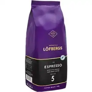 Кава Lofbergs Espresso в зернах 1 кг