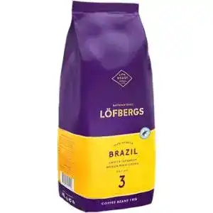Кава Lofbergs Brazil в зернах 1 кг