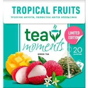 Чай зелений Tea Moments Tropical Fruits 20 х 1.7 г