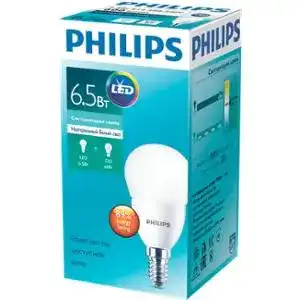 Світлодіодна лампа Philips ESS LEDLustre 6.5-75W E14 840 P45 FR