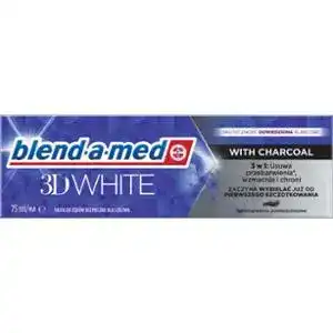 Паста зубна Blend-a-Med 3D White With Charcoal 75мл