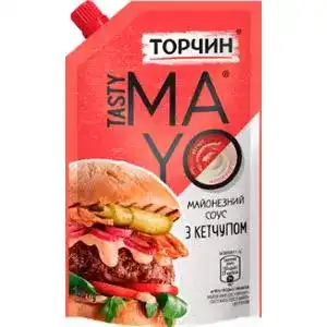 Соус майонезний Торчин Tasty Mayo з кетчупом 190 г