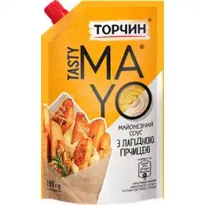 Соус майонезний Торчин Tasty Mayo з гірчицею 190 г