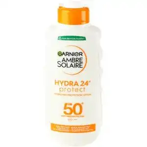 Молочко сонцезахисне Garnier Hydra 24H водостійке проти сухості шкіри SPF50+ 200 мл