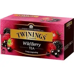 Чай Twinings Wild Berry фруктовий 25 пакетів по 2 г